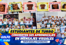 Estudiantes de Turbo convierten sus aprendizajes en mensajes visuales sobre salud sexual y reproductiva