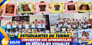 Estudiantes de Turbo convierten sus aprendizajes en mensajes visuales sobre salud sexual y reproductiva