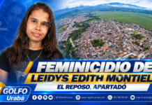 Investigan presunto feminicidio de Leidys Edith Montiel en Apartadó