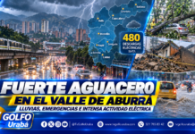 Fuerte aguacero dejó inundaciones, árboles caídos y afectaciones en Medellín y Bello