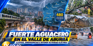 Fuerte aguacero dejó inundaciones, árboles caídos y afectaciones en Medellín y Bello