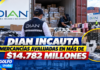 DIAN INCAUTA MERCANCÍAS AVALUADAS EN MÁS DE $14.782 MILLONES