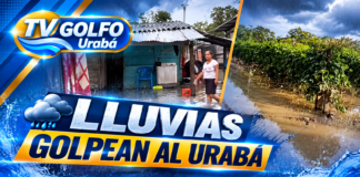Lluvias golpean al Urabá