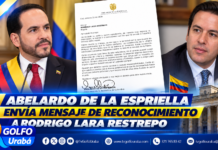Abelardo de la Espriella envía mensaje de reconocimiento a Rodrigo Lara Restrepo