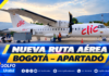 Clic anuncia nueva ruta aérea entre Bogotá y Apartadó