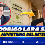 Rodrigo Lara sale del Ministerio del Interior tras 76 días